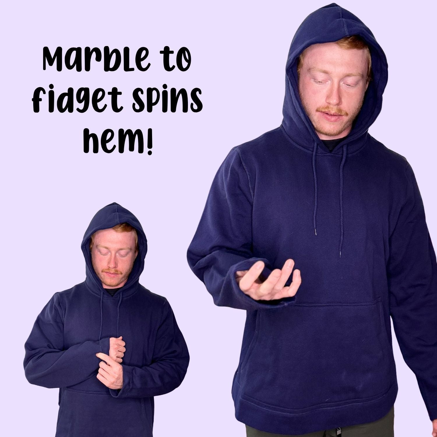 Adult Marble Maze Fidget Hoodie