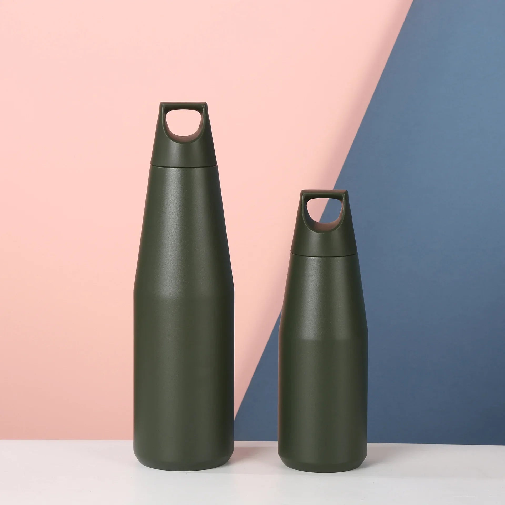Steel Japanese Style Vacuum Thermos 580/1080ml | Double Wall Ice Cooler Sports Water Bottle