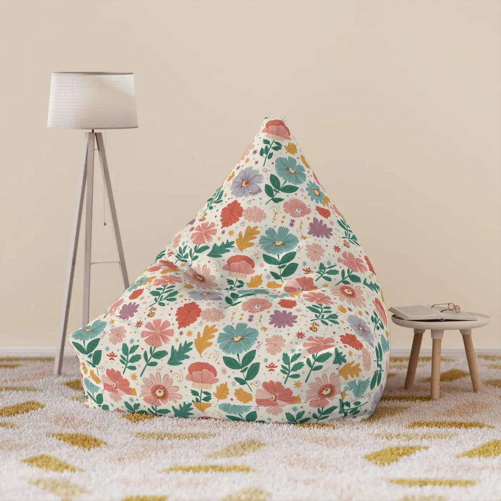 Floral Bean Bags – Durable Polyester - Dipaliz