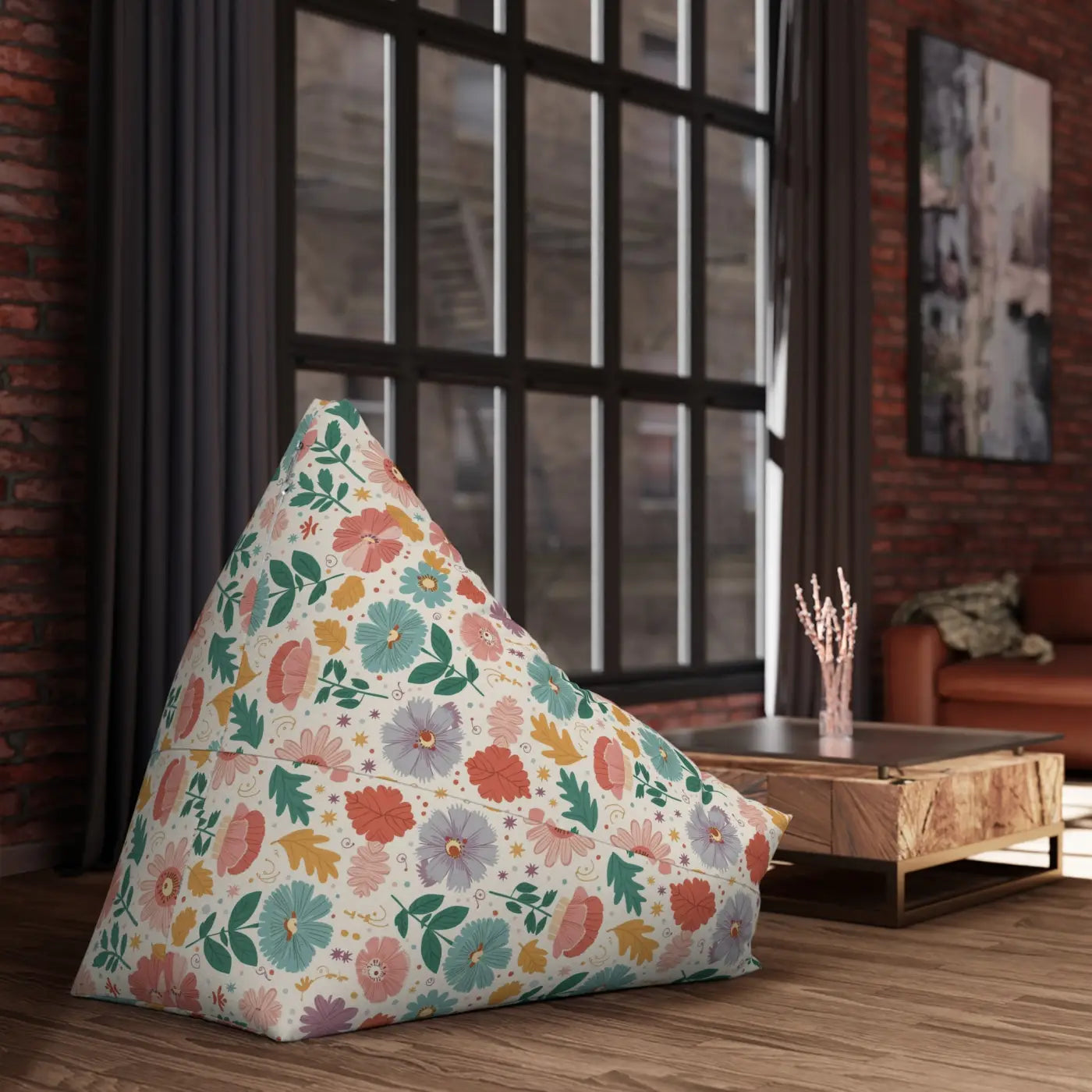 Floral Bean Bags – Durable Polyester - Dipaliz